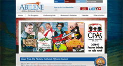 Desktop Screenshot of abilenecac.org